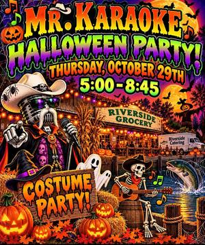 Halloween Karaoke at Riverside Grocery_300